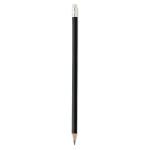 STOMP SHARP Natural pencil with eraser Black