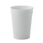 AWAYCUP Recycled PP cup capacity 300ml White