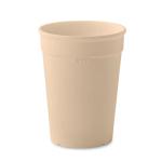 AWAYCUP Recycelter PP-Becher 300 ml Beige