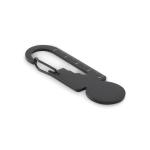 MULTIKEY Multifunctional key ring token Black