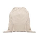 CABETRI Beutel mit Kordelzug recycelt Beige