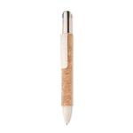 ARBOCHO 4-Farb-Kugelschreiber Kork Beige