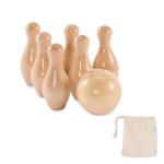 BOLITO Mini-Bowling-Set Kiefernholz Holz