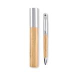 SIDEN Metal twist ball pen in tube Timber