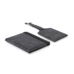 JETTAG Passport and luggage tag set Stone
