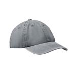 BEAU Baseball Kappe 6 Panels Grau