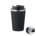 BLERM Doppelwandiger Becher 350 ml Schwarz