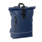 LAPTOSA Laptop 15" roll top PU backpack Aztec blue