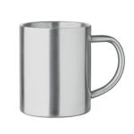 UTIL Recycled stainless steel mug Flat silver