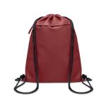 BANGKOK BAG Drawstring bag in 600D RPET Burgundy