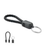 FAULETI LOOP Key ring loop cable type-C Black