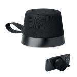 ESCUCHE 3W wireless speaker with stand Black