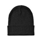 BEANIX Beanie mit Bündchen Schwarz