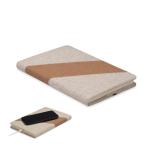 CORTONA A5-Notizbuch mit 15W-Ladegerät Beige