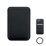 KARTA Magnetic credit card holder Black