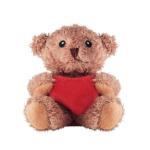 CUDDLE Teddy bear plush with heart Red