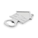 MYHOUSE House shape bottle opener Flat silver