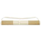 RAFIA Natural straw beach mat Fawn
