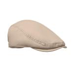 FLAT PEAK Newsboy-Kappe 235 g/m² Beige