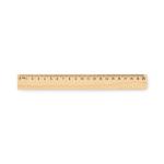 RULER20 Wooden ruler 20cm Timber