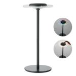 LOUNGE Rechargeable iron table lamp Black