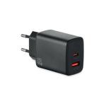 EXTEN EU 2-pole wall adapter/charger Black