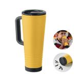 Double wall Howler Cup 700ml. Yellow