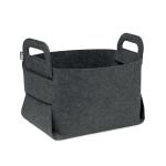FIALAN Foldable RPET felt basket Stone