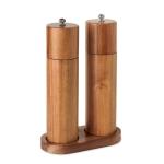 TUCCO SET Acacia salt & pepper grinders Timber