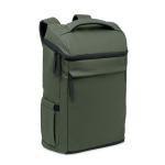 BOULDER 15" PU Laptop-Rucksack Dunkelgrün