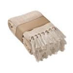AMMOS Recycled polycotton blanket Fawn