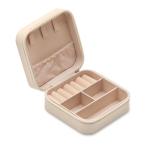JULBOX PU Travel jewellery box Fawn