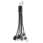 HUBLUE 5in1 Ladekabel Schwarz