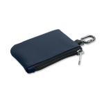 GUARDO PU key case wallet w/carabiner Navy