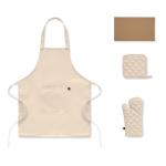 GALA SET Recycled cotton kitchen set Fawn