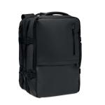 XJUST Erweiterbarer RPET-Rucksack Schwarz