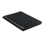 PROFILE4 A4 portfolio with notepad Black