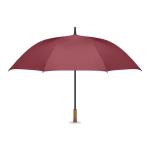 RAYNA 27" auto umbrella wood handle Burgundy