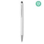 BLANQUITO CLEAN Antibacterial stylus ballpen White