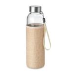 UTAH TOUCH Trinkflasche Glas 500ml Beige