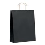 PAPER TONE L Large Gift paper bag 90 gr/m² Black