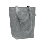 TASLO Shopping Tasche RPET-Filz Grau