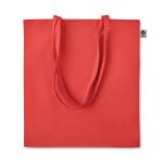 ZIMDE COLOUR Organic cotton shopping bag Red