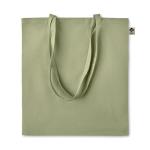 ZIMDE COLOUR Organic cotton shopping bag Green