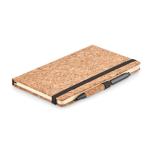 SUBER SET A5 cork notebook with pen 