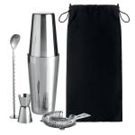 BOSTON Cocktail-Set 750 ml Silber glänzend