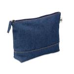 STYLE POUCH Denim Kosmetiktasche Blau