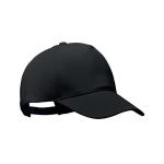 BICCA CAP Organic cotton baseball cap Black