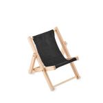 SILLITA Deckchair-shaped phone stand Black