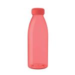 SPRING RPET bottle 500ml Transparent red